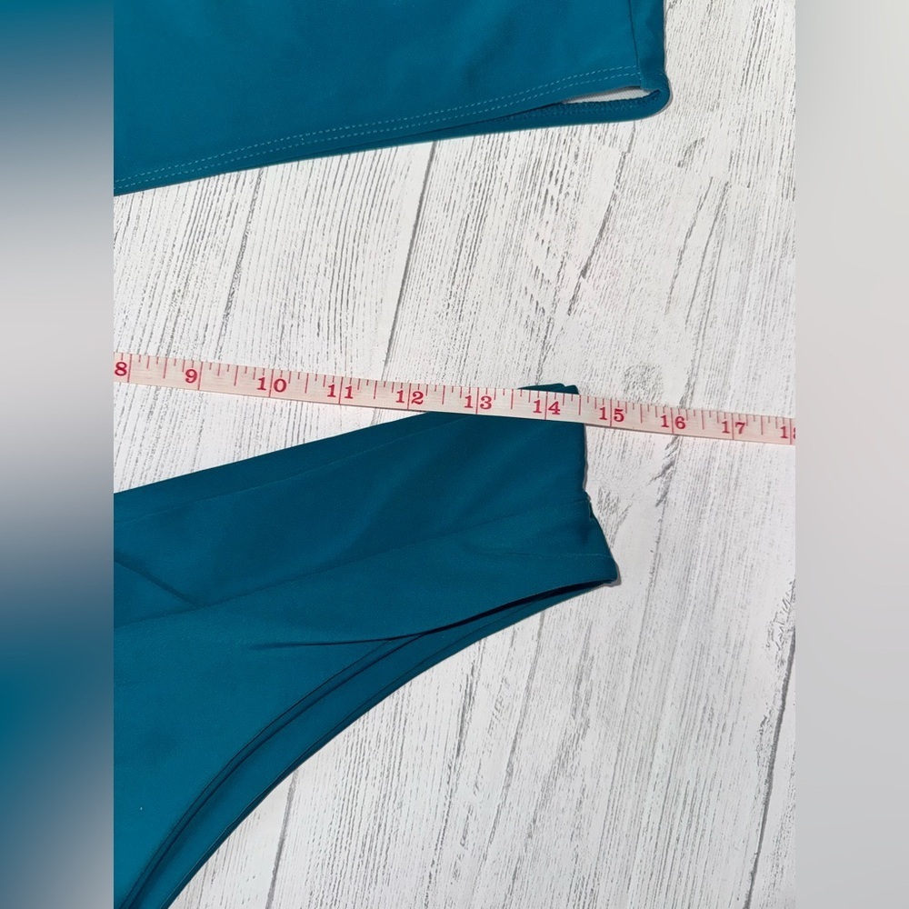 SHEIN Deep Teal Bikini Set NWOT - Picture 3 of 8